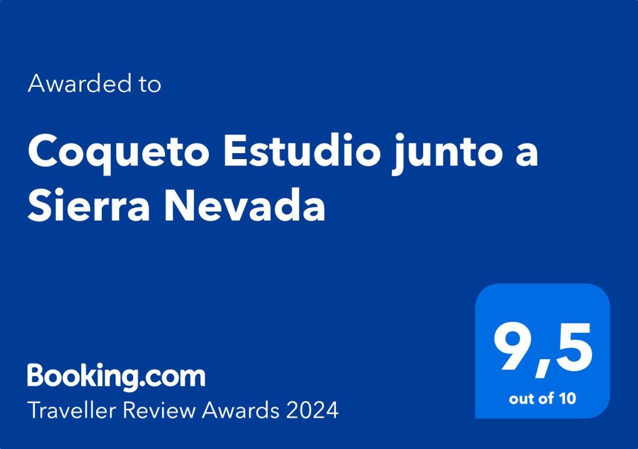 Coqueto Estudio Junto A Sierra Nevada Guejar-Sierra Bagian luar foto